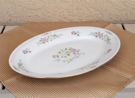 CROWN MING Fine China Large Oval Platter by Jian by npebaysale