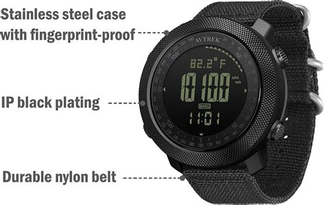 Buy AVTREK Digital Hiking Sport Watches for Men Tactical Training ...