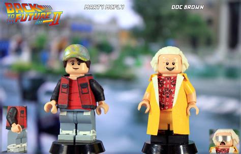 Custom LEGO Back to the Future Part II: Marty McFly & Doc Brown ...