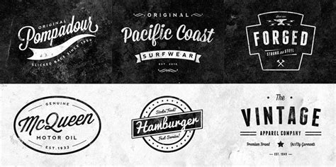 10 Free Vintage Logo & Badge Template Collections