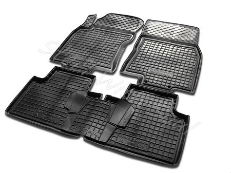 AV-G Fully Tailored Rubber | Set of 5 Car Floor Mats Carpet for Nissan X-Trail (Rogue) 2014—2020 ...