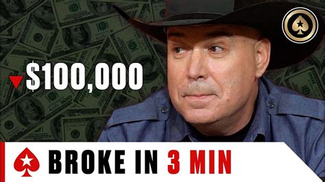 Poker Cowboy goes BROKE in 3 minutes ♠️ Best of The Big Game ♠️ ...