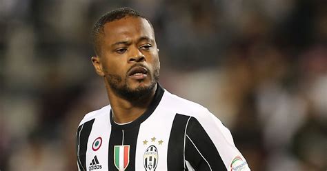 Juventus drop Patrice Evra as former Manchester United defender looks ...