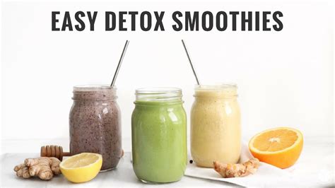 3 Detox Smoothies | Quick & Healthy Breakfast Recipes | Healthy Grocery Girl - YouTube