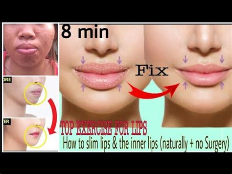 Top exercise for girls | How to slim lips and the inner lips at Home ...