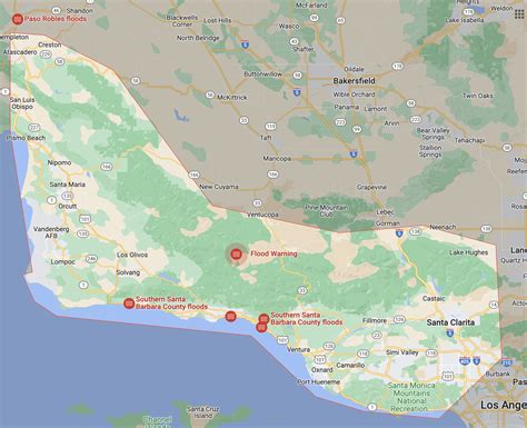 California flooding map: Where floods have hit Montecito and beyond ...