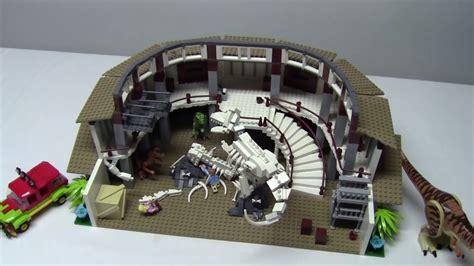 LEGO JURASSIC PARK! "Escaping the Visitor Center" (MOC Contest Entry!) - YouTube