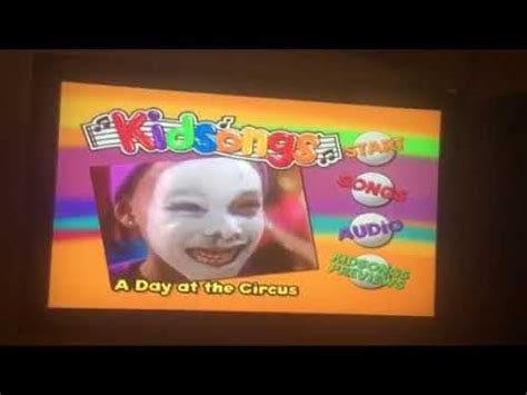 Kidsongs - A Day at the Circus DVD Menu Walkthrough - YouTube