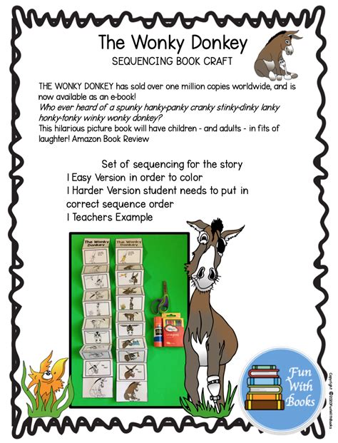 THE WONKY DONKEY SEQUENCING ~ Book Units by Lynn