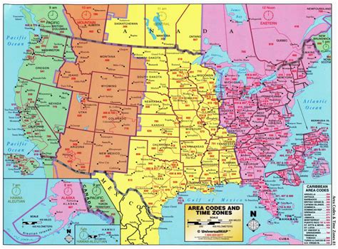 Printable Map Us Canada Time Zones - Printable US Maps