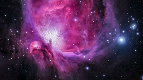 Download wallpaper 2048x1152 orion nebula, nebula, galaxy, stars, light, space ultrawide monitor ...