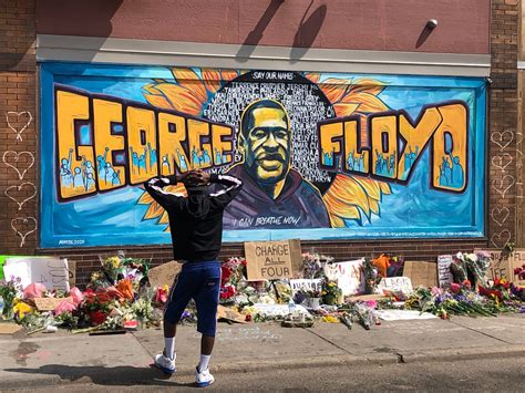 Stunning mural of George Floyd provides community 'a place to process'