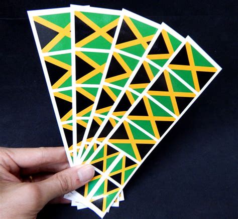 Jamaican Flag Stickers, Decals & Party Favors – Premium Temporary Tattoos