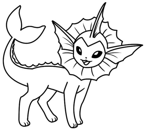 Vaporeon Coloring Pages | Pokémon desenho, Pokemon para colorir, Pokemon