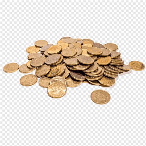 Gold coin Money Icon, A pile of scattered coins, saving, gold, coins png | PNGWing