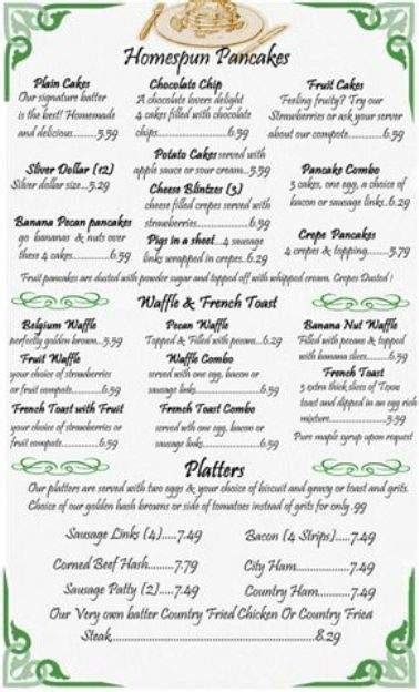 Menu of Uptown Breakfast in Alpharetta, GA 30022