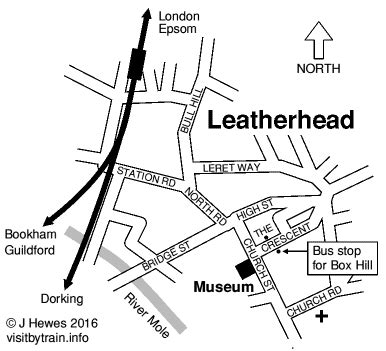 Leatherhead | Visit by Train, a station by station guide to UK tourist attractions