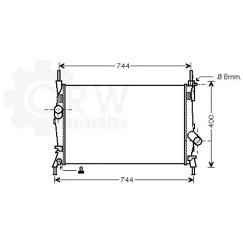 RADIATEUR, REFROIDISSEUR D'EAU Moteur Ford Transit Bus Choisir / Châssis EUR 301,85 - PicClick FR