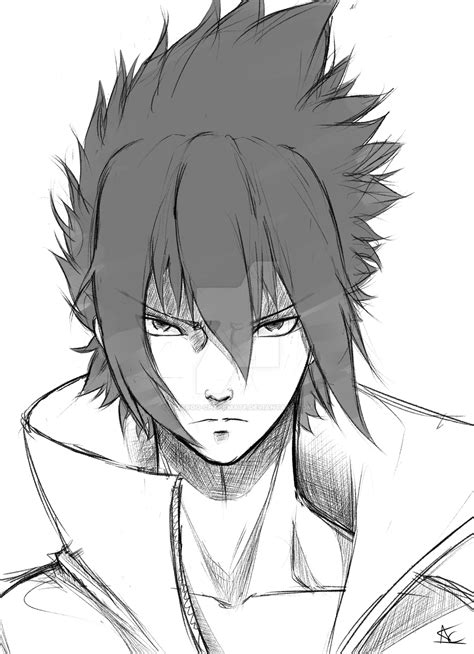 Sasuke Sketch by Amarog-Checkmate on DeviantArt