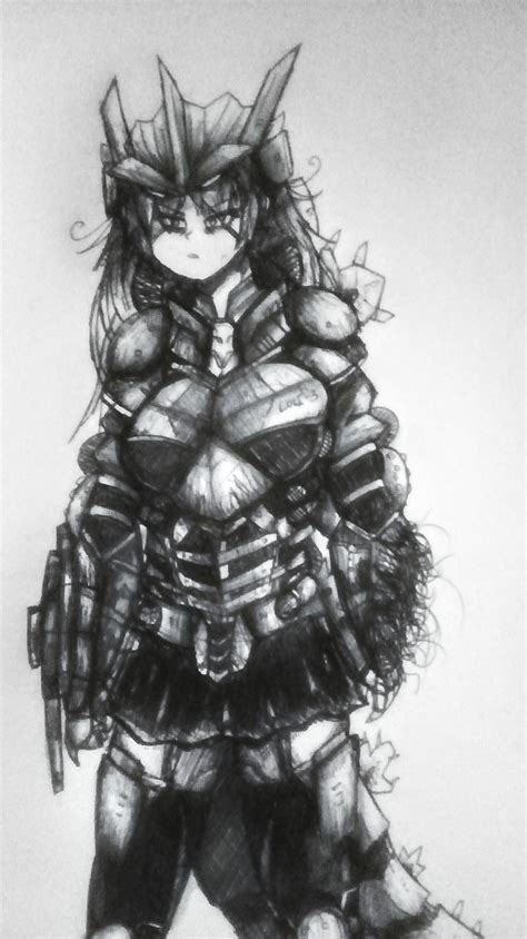 MechaGodzilla 3 but it's an anime girl. : r/AnimeART