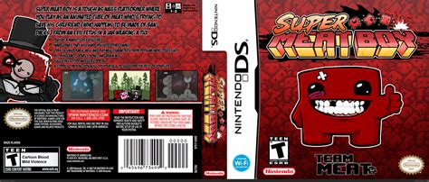 Super Meat Boy Nintendo DS Box Art Cover by sambskn