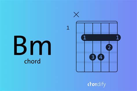 Learn to play a Bm guitar chord in three simple steps - Chordify