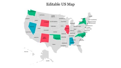 How To Create An Editable Us Map In Powerpoint - Printable Templates