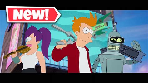 futurama x fortnite trailer and item shop - YouTube