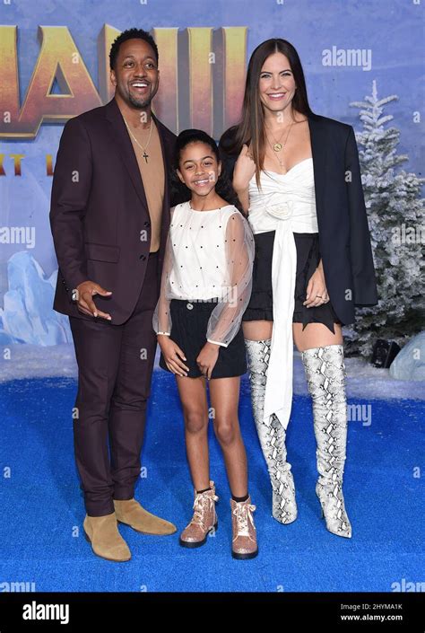 Jaleel White, Samaya White at the world premiere of "Jumanji: The Next Level'" held at the TCL ...