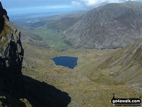 Cwm Cneifion (The Nameless Cwm) from Glyder Fawr in The Glyders (or ...