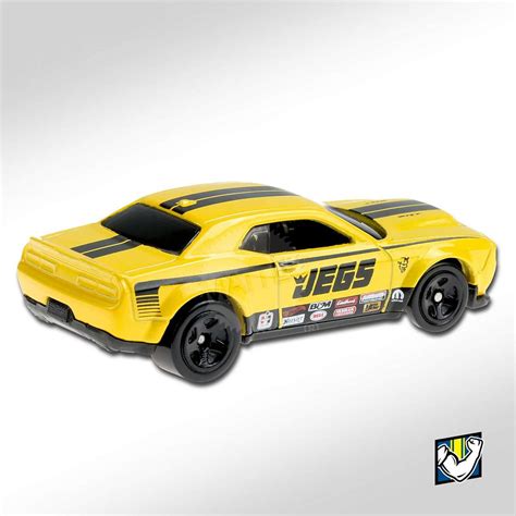 Hot Wheels | '18 Dodge Challenger SRT JEGS yellow | scale64