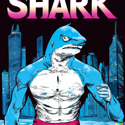 Shark Man Comic #5 Digital Art by AI X Art - Pixels