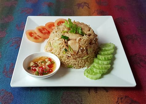 Thai Chicken Fried Rice - My Thai Cooking