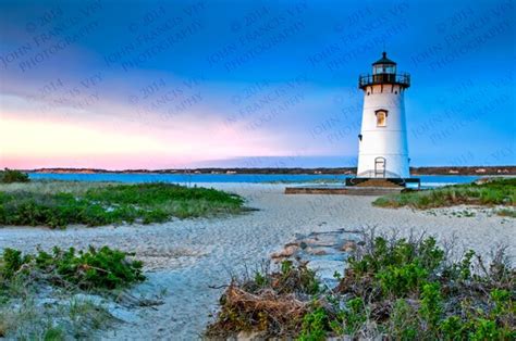 Martha's Vineyard Edgartown Lighthouse Photographic | Etsy