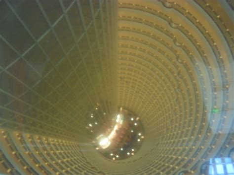 The view inside Grand Hyatt Shanghai