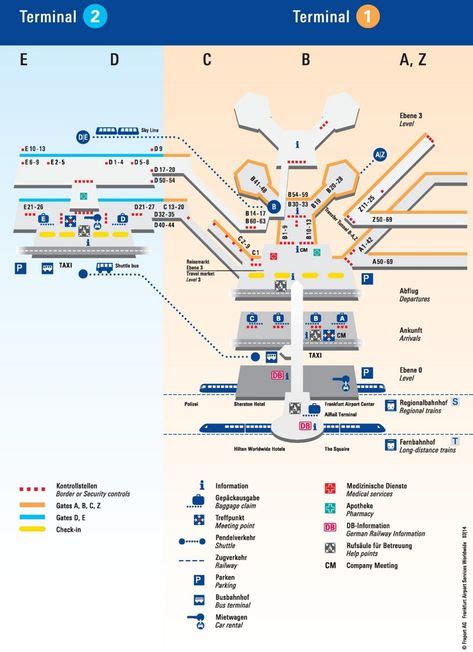 Frankfurt airport terminal map in 2019 | Frankfurt germany airport ...