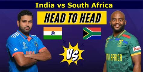 IND vs SA World Cup 2023 Live Broadcast tv channels, Streaming, Match Preview, and Prediction ...