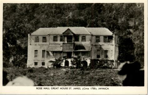 Rose Hall Great House 1930-50s | Jamaica history, Old jamaica, Visit jamaica