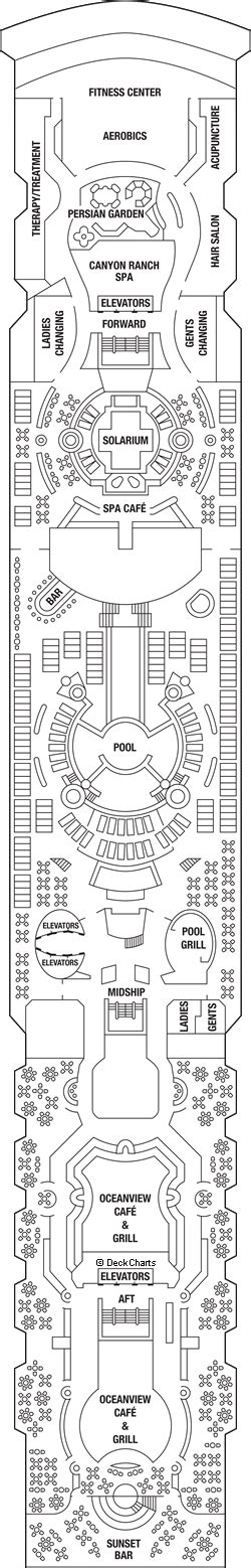 Celebrity Constellation Deck Plans: Ship Layout, Staterooms & Map - Cruise Critic