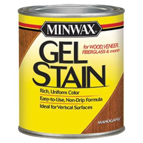 Minwax Walnut 606 Gel Stain - 1/2 Pint - 100592781 | Floor and Decor