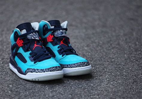 Jordan Spizike Turquoise Blue Infrared 23 - Sneaker Bar Detroit