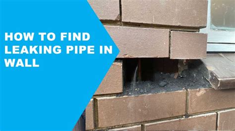 How to find leaking pipe in wall | Home leak detection