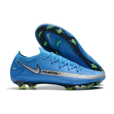 Nike Phantom GT Elite FG Soccer Boots Blue Silver