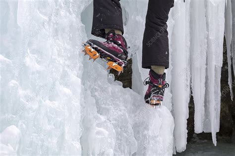 Ice climbing, Pictured Rocks National Lakeshore, USA - Stock Image - C046/5463 - Science Photo ...