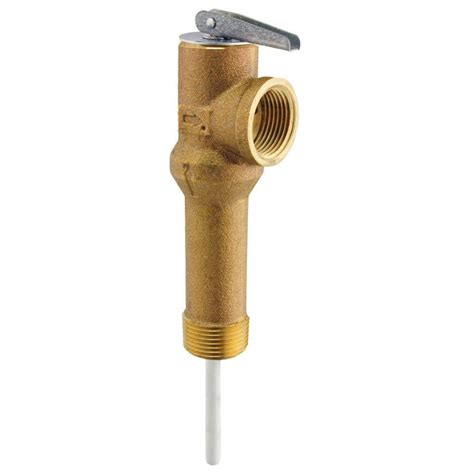 Rheem PROTECH 5 1/4 in. Long Shank Water Heater Temperature and Pressure Relief Valve-SP12575B ...