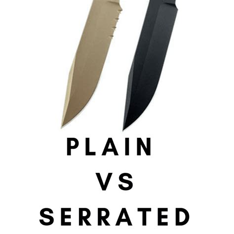 Serrated Knife vs. Plain Edge Knifes - KnifeArt.com