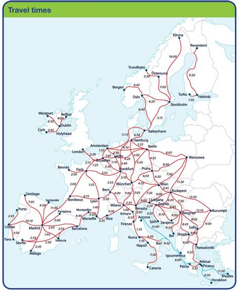 Rail Europe Train Maps