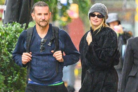 Bradley Cooper and Gigi Hadid Spotted on Rainy-Day Walk in N.Y.C.