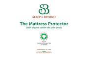 Sleep & Beyond Organic Cotton Waterproof Mattress Protector | Natural ...