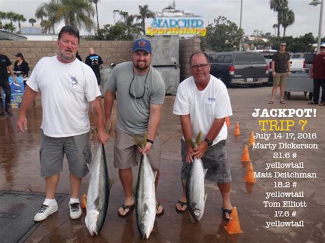 Trip 7 (2.5 day) Jackpot Winners! - SearcherSportfishing.com